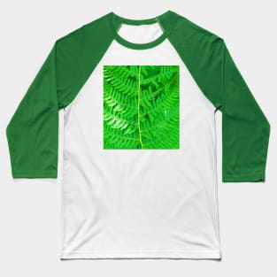 Green Forest Leaf Baseball T-Shirt